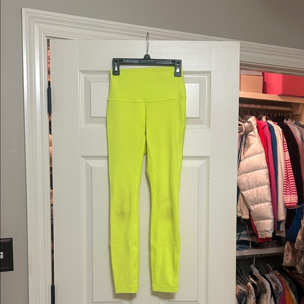 lululemon athletica Neon Yellow Leggings